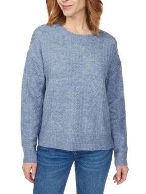 NWT Legendary Outfitters Blue Cable-Knit Women's Sweater